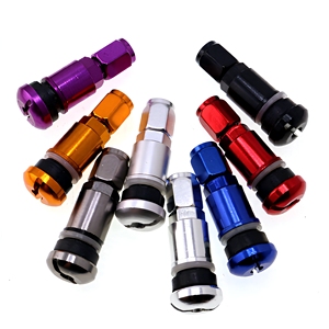 Jante universelle <span class=keywords><strong>Schrader</strong></span> TR525 <span class=keywords><strong>Valve</strong></span> en métal argenté Pneu <span class=keywords><strong>Tubeless</strong></span> à pince pour pièces automobiles - Product Image 1