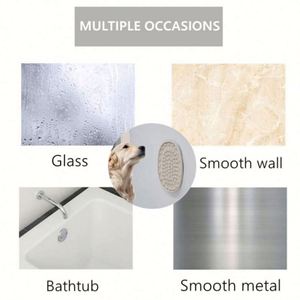 Tapis de léchage carré en silicone écologique Spd038 pour chien, mangeoire lente avec ventouse puissante pour fixation murale ou au sol, logo personnalisé - Product Image 4