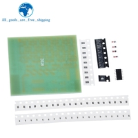 Kit de pratique de soudure SMT SMD pour carte de circuit imprimé DIY TZT, kit de formation aux compétences électroniques, 77 composants