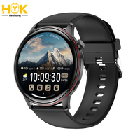 Montre connectée HK36 avec écran HD de 1,43 pouce, tracker d'activité, montre de sport, moniteur de fréquence cardiaque, étanche IP67, portable pour un usage quotidien