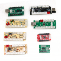Placa Codificadora USB para Joystick Arcade, Control de Retardo Cero para PC y Cable de Control de un Jugador, Tipo Coin Pusher