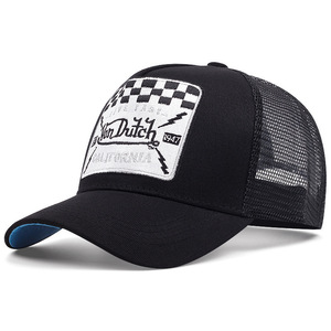 [Oferta de Exportación] Gorra de Béisbol Formal <span class=keywords><strong>VON</strong></span> con Letras Bordadas, Malla Transpirable y Protección Solar, Estilo Camionero Holandés de 6 Paneles - Product Image 5