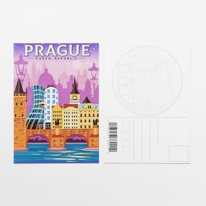 Cartes postales en papier écologique personnalisables de haute qualité, recyclables, à thème touristique, en promotion pour collection de souvenirs et agences de voyage - Product Image 2