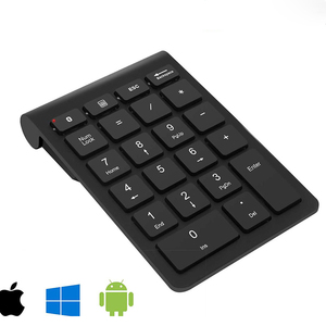 Kabelloses Nummernpad kabellose Zahn tastatur 22 Tasten Mini Finanzbuchhaltung wiederaufladbares Zahnpad für Laptop Desktop