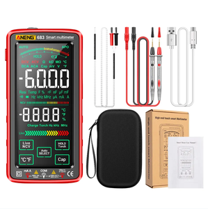 Multimètre numérique professionnel à grand écran ANENG683, testeur de courant True RMS, DC1000V/AC750V 6000mA/10A - Product Image 5