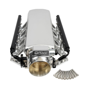 Htostar ท่อร่วมไอดีสำหรับรถแข่งสำหรับ OLIVER fitment อะลูมิเนียมใหม่ (92มม.) เข้ากันได้กับเครื่องยนต์ LS1/LS2/LS6 Lexus สำหรับ OE - Product Image 1