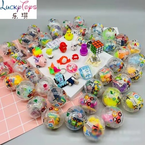 Jouets en <span class=keywords><strong>plastique</strong></span> avec figurines d'animaux 47*56mm, style aléatoire, surprise ronde et mini-capsule de jouet, unisexe, jouets bon marché pour machine à griffes - Product Image 5