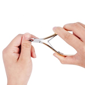 Thép Không Gỉ Nail Cuticle Clipper Nipper Cắt Tỉa Vàng Dead Skin Scissor - Product Image 2