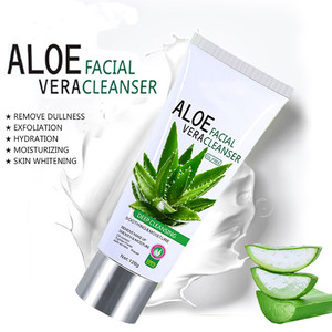 Jiajie private label detergente viso idratante per il controllo dell'olio detergente viso <span class=keywords><strong>ALOE</strong></span> VERA - Product Image 3