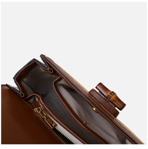 Genuine <strong>Leather</strong> <strong>Women</strong> Handbags Ladies Designer Bag 2022 Handbags <strong>for</strong> <strong>Women</strong> Luxury Bamboo Bag Cover Polyester Lock <strong>Satchels</strong> - Product Image 6