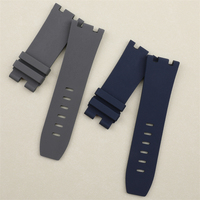 28mm Hochwertiges Weiches Uhrenarmband Passend für Armband P 15710 15703 26470 FKM Fluorkautschuk Uhrenband mit Dornschließe Zubehör