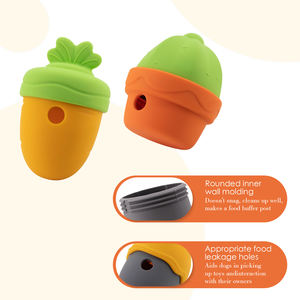 Alimentador de viaje portátil de mano de silicona interactivo personalizado para mascotas, rompecabezas de juguetes dispensadores para perros pequeños - Product Image 4