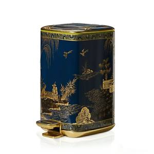 <span class=keywords><strong>Cubo</strong></span> <span class=keywords><strong>de</strong></span> <span class=keywords><strong>Basura</strong></span> Cuadrado Naranja <span class=keywords><strong>de</strong></span> Excelente Calidad EXHY con Tapa <span class=keywords><strong>de</strong></span> Cobre, Frascos <span class=keywords><strong>de</strong></span> Cerámica Clásicos, Jarrones, Decoración del Hogar, Baño - Product Image 3