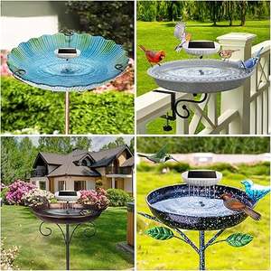 Mini agitador de agua para baño de pájaros con energía solar para decoración de jardín y patio, mantiene el agua fresca y el meneo de agua solar en movimiento - Product Image 2