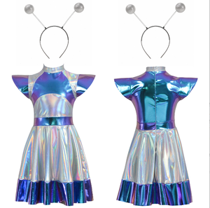 Ecoparty AI Intelligence Artificielle <span class=keywords><strong>Alien</strong></span> Cosplay Costume Halloween Astronaute Adulte <span class=keywords><strong>Robot</strong></span> Jeu de Rôle Fête Couvre-chef Costume - Product Image 5