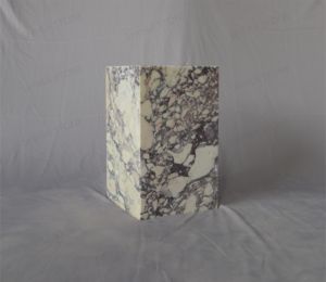 SH STONE Mármol nórdico Calcuta Zócalo Joyería Calacatta Viola Mármol Cubos Piedra Calacatta Viola Mármol Mesa auxiliar <span class=keywords><strong>Plin</strong></span> - Product Image 2