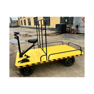 Carro de Transporte Eléctrico de Cuatro Ruedas y 1000 kg / Carretilla Eléctrica / Camión de Plataforma Eléctrica para Transporte de Corta Distancia - Product Image 5