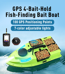 Barca da Pesca Luminosa al Buio con Ecoscandaglio, Doppio GPS Beidou, 100 Punti di Riferimento, 7 Luci Colorate, Carico 2kg, Ritorno Automatico 500m - Product Image 5
