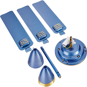 REVE Electric Energy Star Ventilador de Techo Dorado Azul de 47 Pulgadas 75W Modelo de Ahorro de Metal 240V para Hoteles Domésticos 1 Año - Product Image 4