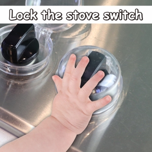 PRODIGY VB001 Cache-ventouses de sécurité transparents pour cuisinière à gaz, en PC, protection enfant, pour cuisine, logo personnalisé - Product Image 5