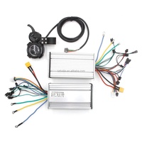 Controlador de Motor sin Escobillas Damao 48-72V, Doble Tracción, Acelerador, Instrumento con Pantalla LED, 3000W, Aleación de Aluminio, Impermeable, para Bicicleta Eléctrica