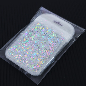 INTODIY 6 Padrão Conjunto de Combinação Laser Silver Glitter Cor Glitter Coração Carta Borboleta Estrela Patch Misto Para O Enchimento De Resina - Product Image 5