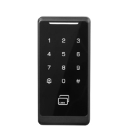 Contrôleur d'accès de porte autonome étanche NFC double fréquence 125 kHz 13,56 MHz en ABS avec lecteur de claviers à distance de lecture de 3 à 5 cm