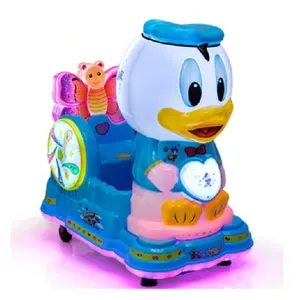 Shopping Pequeno Elétrico Crianças Carro Balanço máquina balanço Moeda Máquina de Jogo Operado máquinas de Jogos Kiddy Passeio