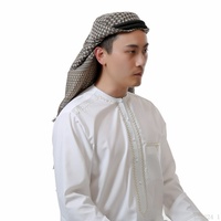 Casquette de prière islamique pour hommes, couvre-chef ethnique Topi pour toutes les occasions inspirées par l'Arabie saoudite