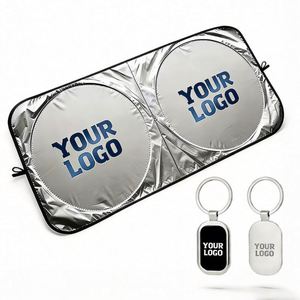 Wholesale Foldable Sunshade Creative Oem Sun <b>Shade</b> for Dealer Business Promo Gift Car Sunshield With Logo - Product Image 1