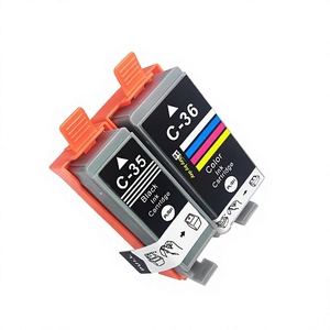 Compatible con las impresoras <span class=keywords><strong>PIXMA</strong></span> IP100B/IP100/iP110; Cartuchos a todo color para PGI-35BK y 36C - Product Image 1
