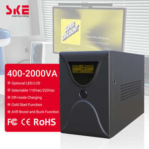 Système d'alimentation sans interruption (ASI) monophasé interactif en ligne SKE Standby Mini avec affichage LED, 168 Wh, 600 W, 1 kVA, RJ45, USB, alimentation de secours portable avec AVR - Product Image 4