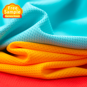 도매 150gsm 100% 폴리에스터 버드아이 메쉬 원단 통기성 흡습 속건 스트레치 원단 스포츠웨어 티셔츠용 - Product Image 2