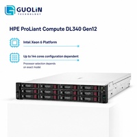 Serveur HPE ProLiant Compute DL340 Gen12 2U à socket unique avec processeur Intel Xeon 6 et stockage évolutif