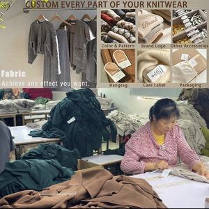 Abiti <span class=keywords><strong>in</strong></span> Lana per Ragazze con Logo Personalizzato, Design Classico Vintage Anni '90, Vestito Intero Lavorato a <span class=keywords><strong>Maglia</strong></span> per Autunno e Inverno - Product Image 6