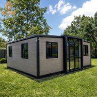 Maison Modulaire Préfabriquée Conteneurisée Moderne de 20, 30 ou 40 pieds, 1 à 4 Chambres, Cuisine et Salle de Bain, Vente Directe Usine pour Hébergement de Complexes Touristiques
