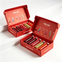 Boîte en carton ondulé pliable personnalisée avec logo pour jus, bière, boissons, boîte d'expédition pour 4, 6 ou 8 packs de vin, boîte de livraison pour boissons