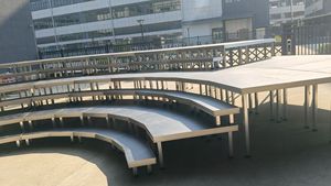 เวทีอลูมิเนียมอัลลอยด์ทรงสี่เหลี่ยม SGAIER TRUSS AS-12 แบบประกอบสำเร็จรูป รับน้ำหนักได้ 1000 กก. ขนาด 1x2 ม. - Product Image 3