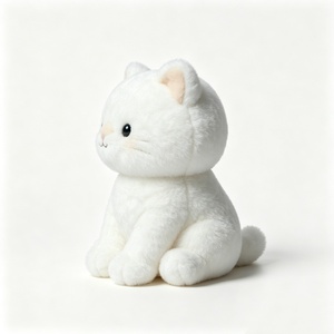 Customized Cozy fluffy <b>cat</b> <b>plush</b> for kids,Cute chubby <b>cat</b> plushie,Soft white <b>cat</b> decor <b>plush</b>,aesthetic <b>cat</b> stuffed animal - Product Image 5