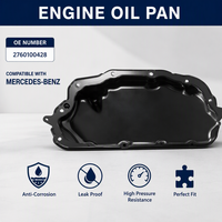 Coppa dell'Olio Motore Rinforzata per Mercedes-Benz, Codice OE 2760100428, in Alluminio Pressofuso Resistente, Vaschetta di Lubrificazione Durevole