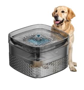 Fontaine d'eau intelligente automatique de grande capacité 9L pour animaux de compagnie Distributeur d'eau sans fil Fontaine d'eau pour chats chiens petits animaux de compagnie - Product Image 2