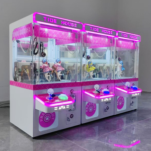 Vente en gros usine Mini machine à griffes en métal, personnalisable, à monnayeur, pour enfants, avec support <span class=keywords><strong>anglais</strong></span>, petite machine distributrice de cadeaux - Product Image 1