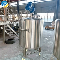 Système de brassage ZJ 500L en acier inoxydable 304 316L, réservoir de mélange, réservoir de brassage pour la fabrication de la bière et la distillation d'alcool