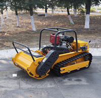 Tondeuse industrielle télécommandée autopropulsée 410 kg - Diesel/Essence 4000 tr/min Pente 45° 24V Brushless EPA & EURO 5 pour les États-Unis et l'Europe