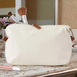 Bolsa de <span class=keywords><strong>Maquillaje</strong></span> de Cuero Personalizada, Ecológica, al por Mayor, con Cierre, Portátil, para Viajes, Cosméticos, para Chicas - Product Image 2