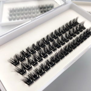 Venta al por mayor C D Curl segmentado racimos de <span class=keywords><strong>pestañas</strong></span> 8-16mm extensión de <span class=keywords><strong>pestañas</strong></span> <span class=keywords><strong>individuales</strong></span> DIY racimo de <span class=keywords><strong>pestañas</strong></span> - Product Image 5