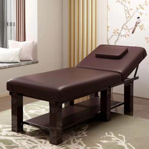 Factory Price Modern Height Adjustable Wood Frames Body Spa <b>Folding</b> Facial Beauty Salon Massage <b>Table</b> - Product Image 3