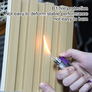 Оптовая Продажа с фабрики, WPC, ПВХ стеновая панель пользовательских цветов, водонепроницаемая деревянная пластиковая композитная стена для телевизора для внутреннего и наружного использования - Product Image 4