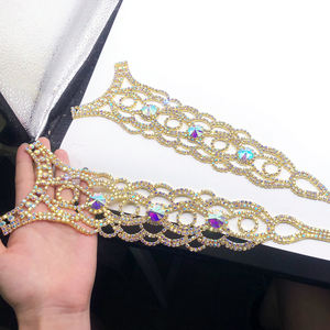 2024 nuovo Design per cucire Patch <span class=keywords><strong>Applique</strong></span> in strass per carnevale fascia da <span class=keywords><strong>braccio</strong></span> artigianale - Product Image 6