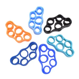 Wholesale Silicone Finger Exerciser Training Stretcher Hand Grips Resistance Bands Finger Stretcher